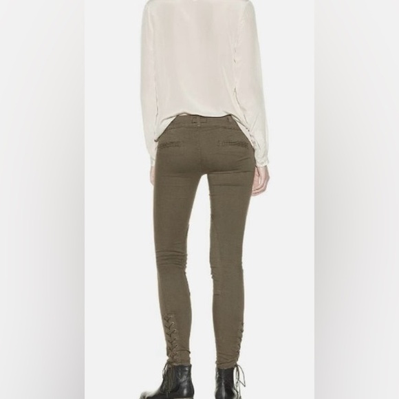 Current Elliott Lace Up Jodpur Legging Jean Olive size 26 - Picture 2 of 5